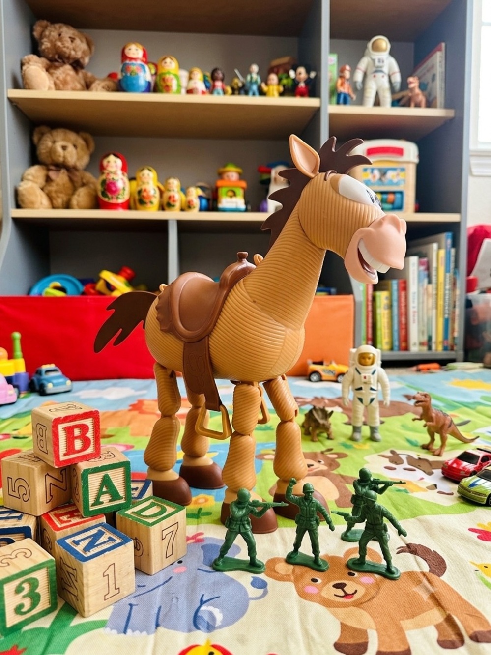 ⭐ Andy’s Favorite Steed – Toy Story Bullseye Popcorn Bucket 🐴